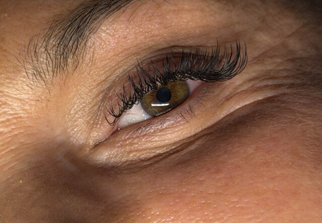 2D Volume lash extensions result
