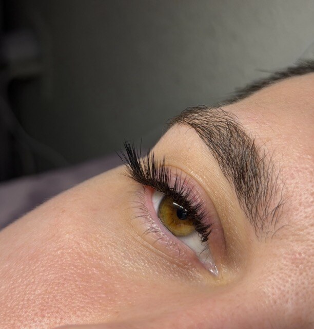 Wispy Style lash extensions result
